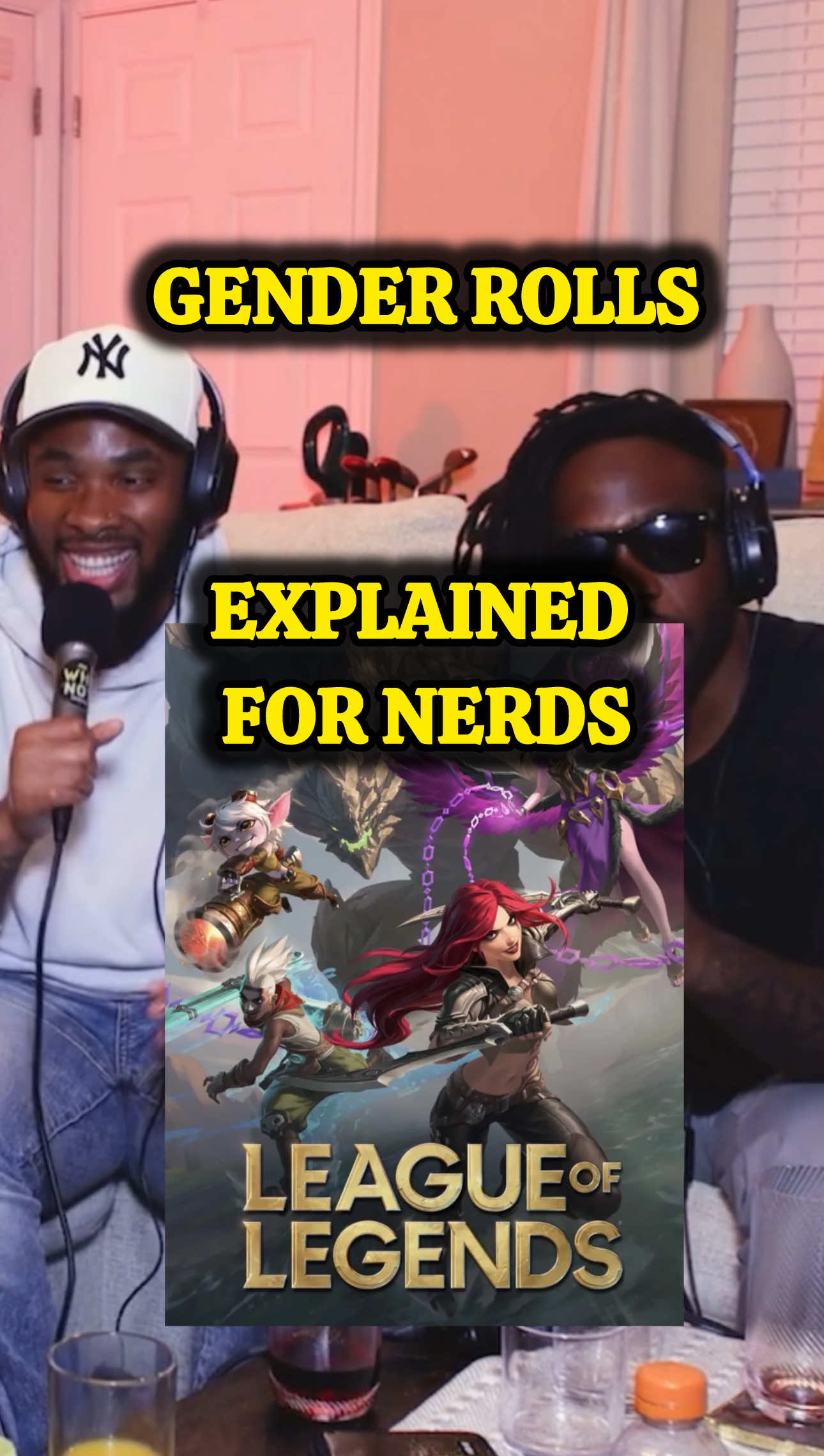 Wait.. Gender Roles explained using League of Legends? Let him cook… ##leaugeoflegends##gender##men##women##relationships##podcast##thewhynotpodcast##fyp