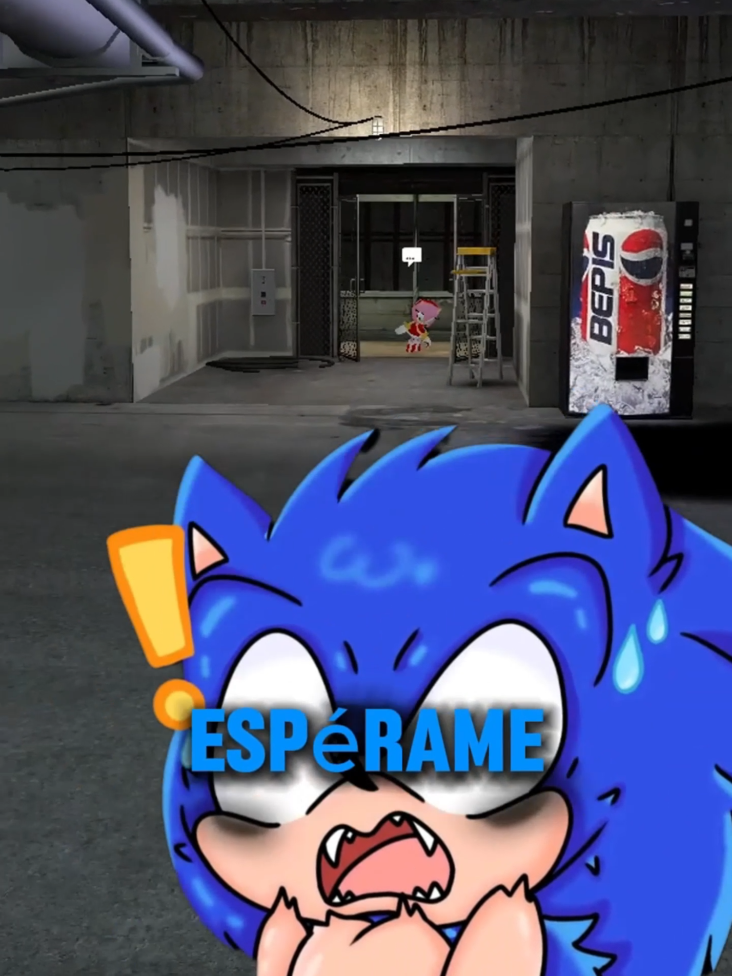 Maldito gato no deja en paz en la cita de sonic #sonicthehedgehog #actuacion #humor #sonic #comedia #shitpost  #garrysmod  #sonamy #amyrose #sonamy💙💖