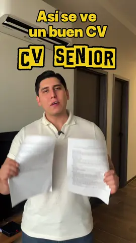 Si tienes amplia experiencia tu CV no debe ser una simple descripción de tareas 👉🏻 debe enfocarse a qué lograste  👉🏻 debe tener habilidades ejecutivas 👉🏻 debe priorizar la información que aporte valor 📲 Si quiere que transformemos tu CV, escríbeme al enlace de mi perfil #curriculumvitae #cvprofesional #curriculumsenior #busquedalaboral #mexico #peru #colombia #chile #panama #españa
