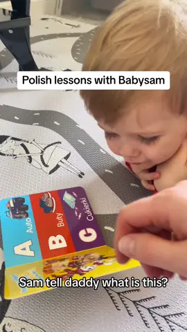 Some more #polish lessons from when #babysam was just over 2 years old! Does this help you learn? #toddlersoftiktok #bilingual 