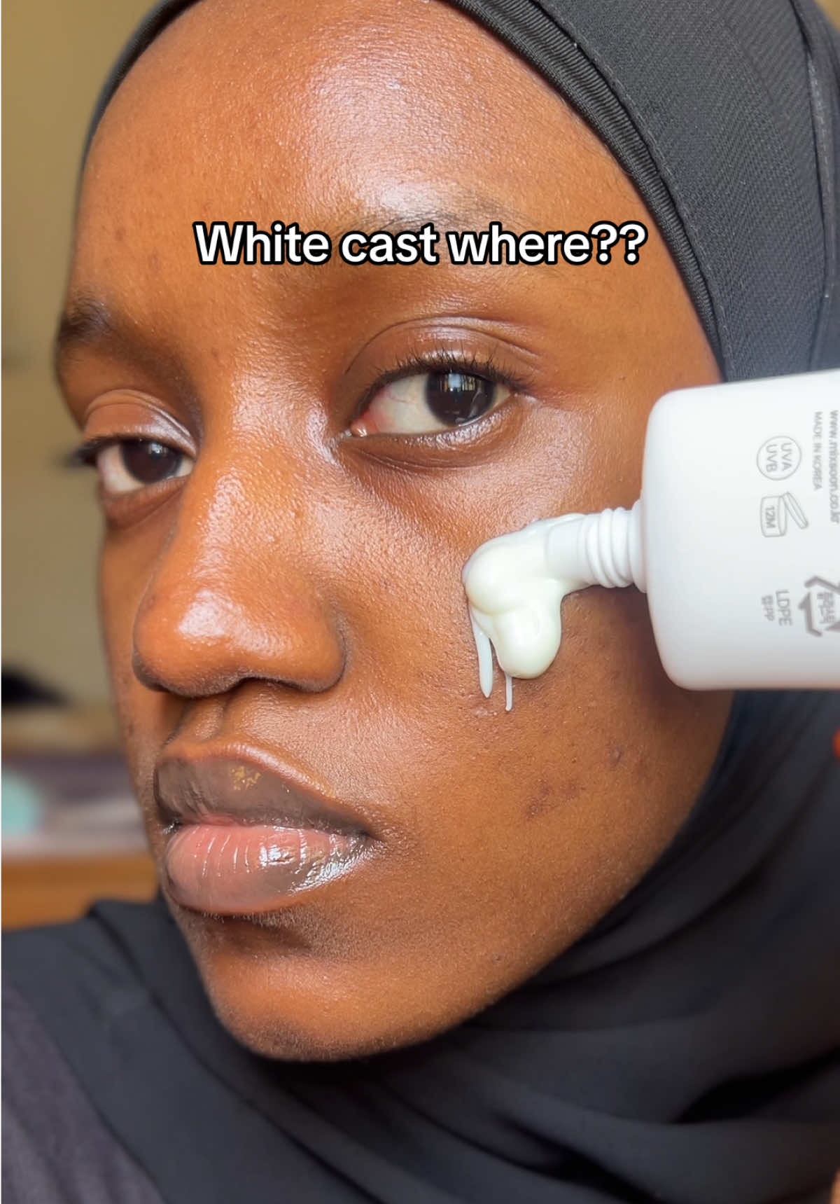 Is this black girl approved or nah? 🤭 @mixsoon_official @mixsoon Centella Sun Cream  #mixsoon #centella #centellasuncream #koreanskincare #glassskin #skincareroutine #amazon 