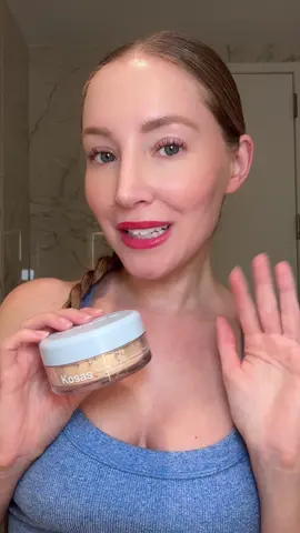 easy look: i used @Kosas cloud set loose powder - i couldn’t find my pink one anywhere!! 😭 so i used yellow then the Kosas Cloud Set Airy Setting Spray, @merit@MERIT Beauty The Uniform in shade 28, @nakedsundays@Naked Sundays Glor Balm in Pink Pop and @bloomeffects@Bloomeffects Lip Oil SPF in Fruit Punch #spf #makeup #spfmakeup 