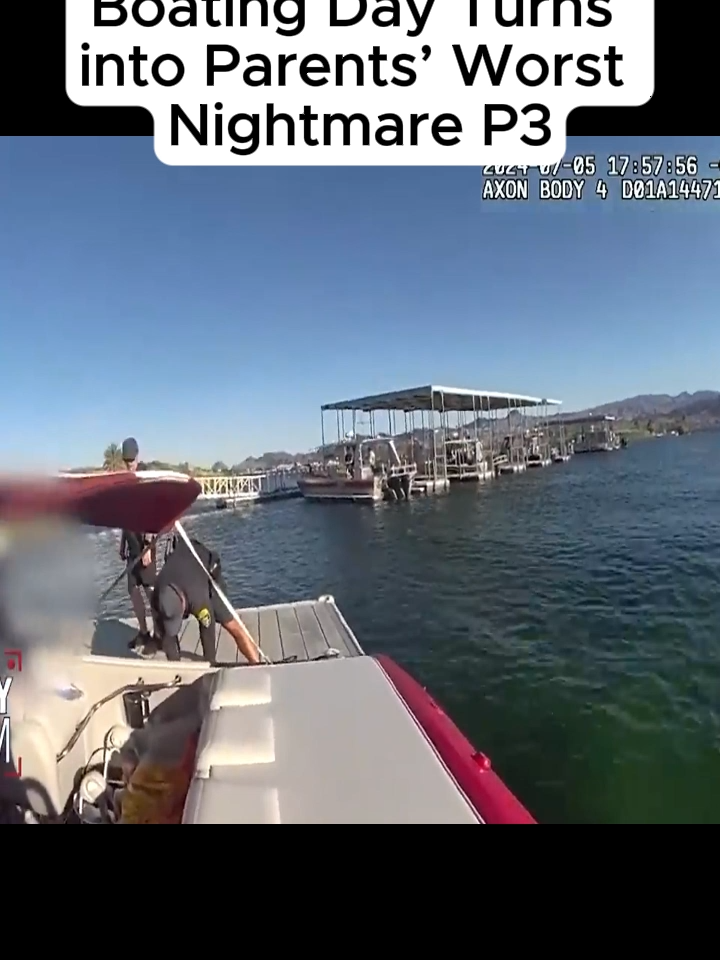 Boating Day Turns into Parents’ Worst Nightmare#fyp #cops #police #bodycam #cam #usa