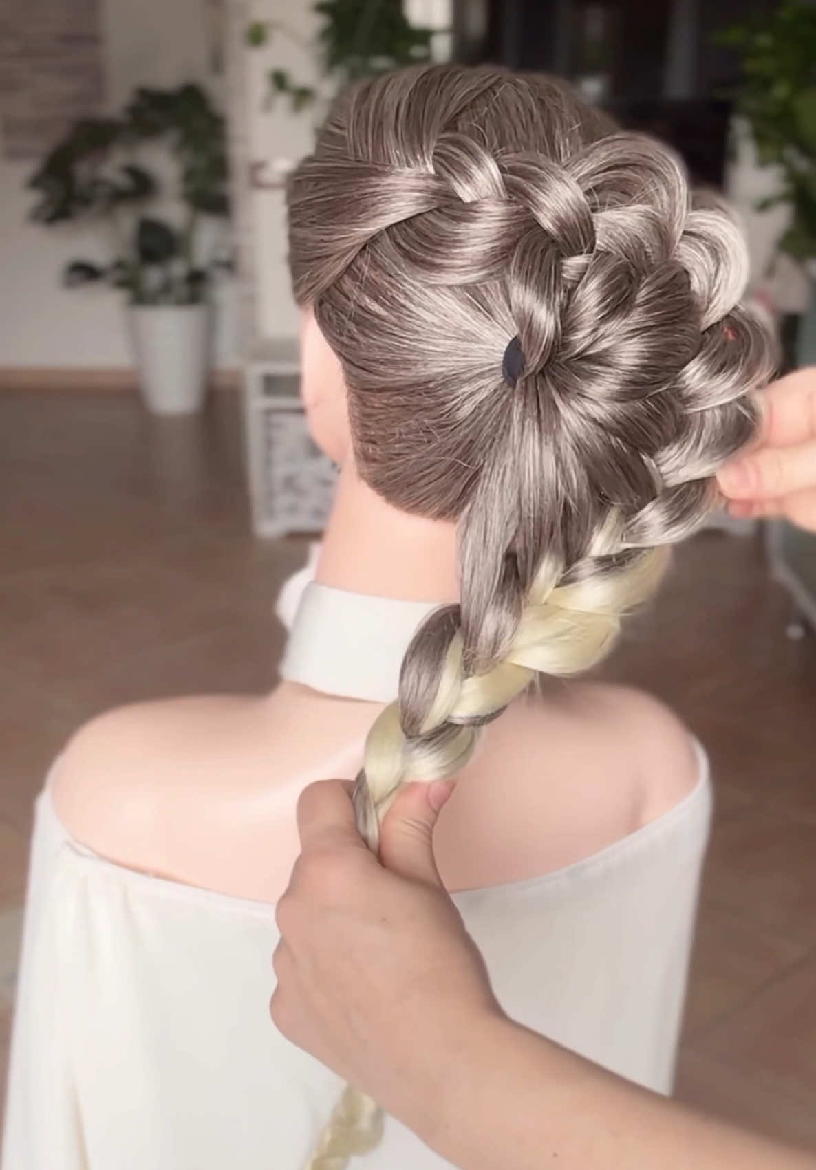 Most Pretty and easy Summer braid styles 🩶 #braidsformyhair #braids #hair #hairstyles #longhair #hairtok #hairvideos #summerhair #summertime #peinados #trenzas #trecce #acconciature #weddinghair #updo 
