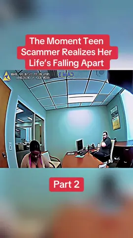 The Moment Teen Scammer Realizes Her Life’s Falling Apart Part 2 #cops #copsoftiktok #copsontiktok #bodycam #fyp 