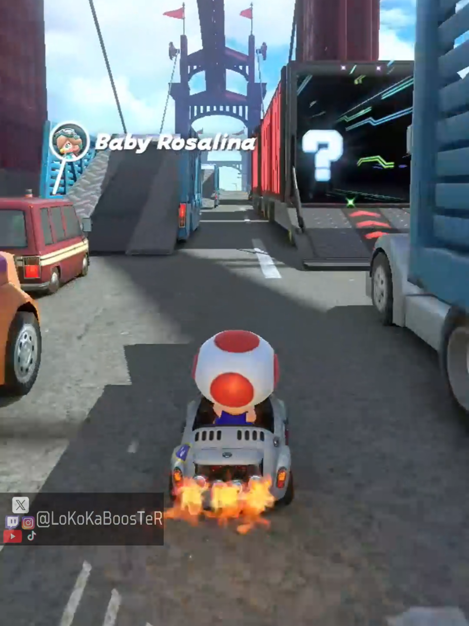 GTA IN THE MUSHROOM KINGDOM 🔥 #mariokart #mariokartworld #gta   #mario #toad #fyp