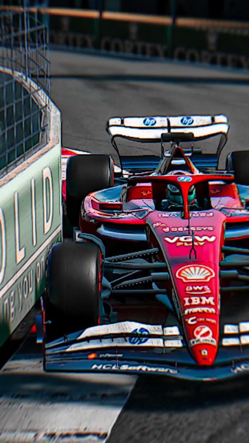 nempelin tembok monaco🥶 #alamobile #leclerc #ferrari #F1 #formula1 #tifosi #monacogp #monoposto #realracing3 
