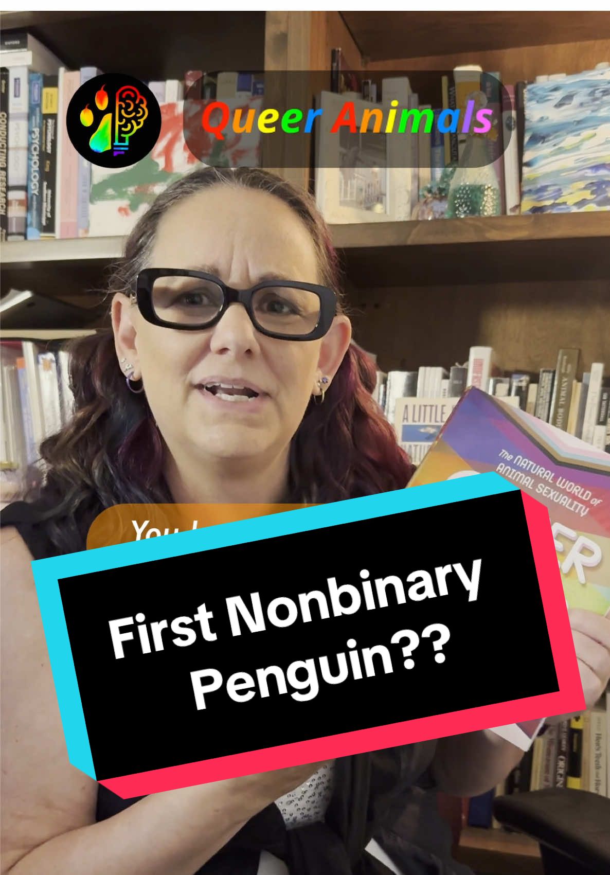 🐧 Queer Penguins Confused Scientists in 1913 — and They're Still Breaking Rules Today 🌈 In 1913, researchers tried to document penguin mating habits—but they got one big thing wrong: They assumed the egg-sitters were *all* females. Turns out, males spend just as much time on their nests as females do. (Yay for penguin dads!)  Fast forward to 2019 at the SEA LIFE London Aquarium, where two female penguins hatched a chick—and aquarists decided not to assign it a gender at all. 💜 Why label someone before they even waddle?  👉 Share this with someone who needs to hear this queer animal history! #queeranimals #lgbt #foryoupage #foryoupageofficiall 