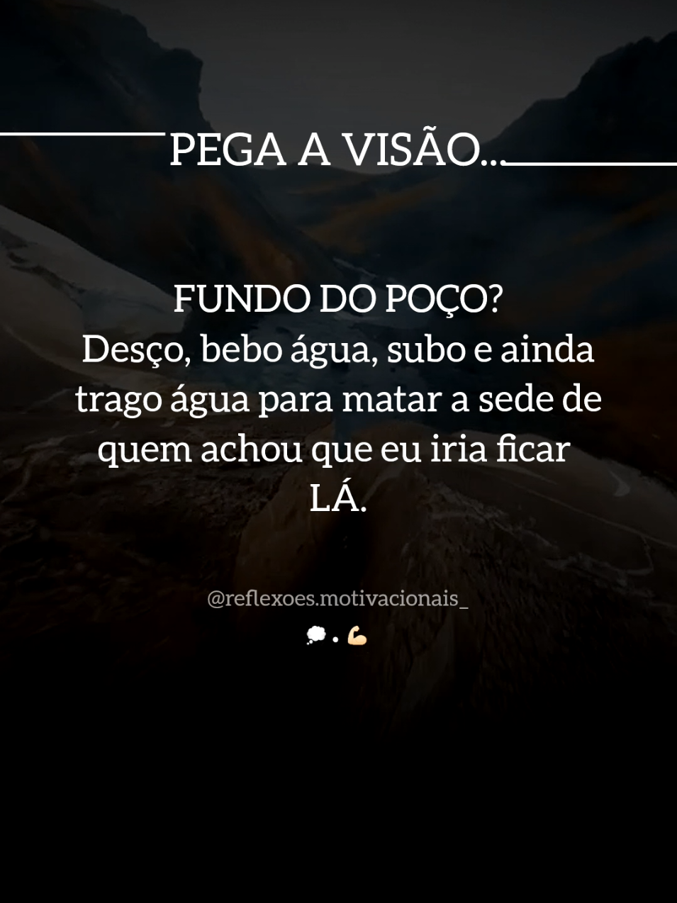 REFLEXÃO DE HOJE... 💭😎 #creatorsearchinsights #reflexão #reflexaododia #motivacao #frasesmotivadoras #vida 