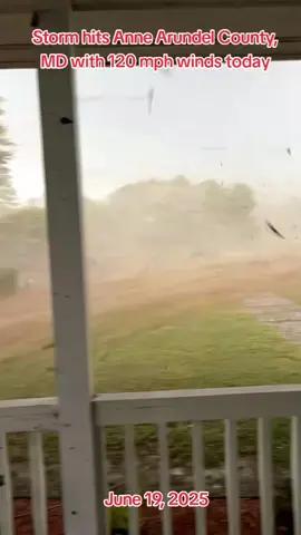 Storm hits Anne Arundel County, MD with 120 mph winds today 😱😱🙏🙏🇺🇸🇺🇸🇺🇸 #storm #thunderstorm #wind #annearundelcounty #maryland #marylandcheck #warning 