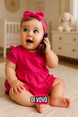 bebê falando com a vovó #bebêreborn #cutebaby #baby #crianças #viralizar 