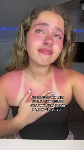 Took one for the team. #sunburn #sunblisters #skincancer #wearsunscreen #fyp #foryouu #foryoupage #blowthisup #viral #relatable #relatablecontent 