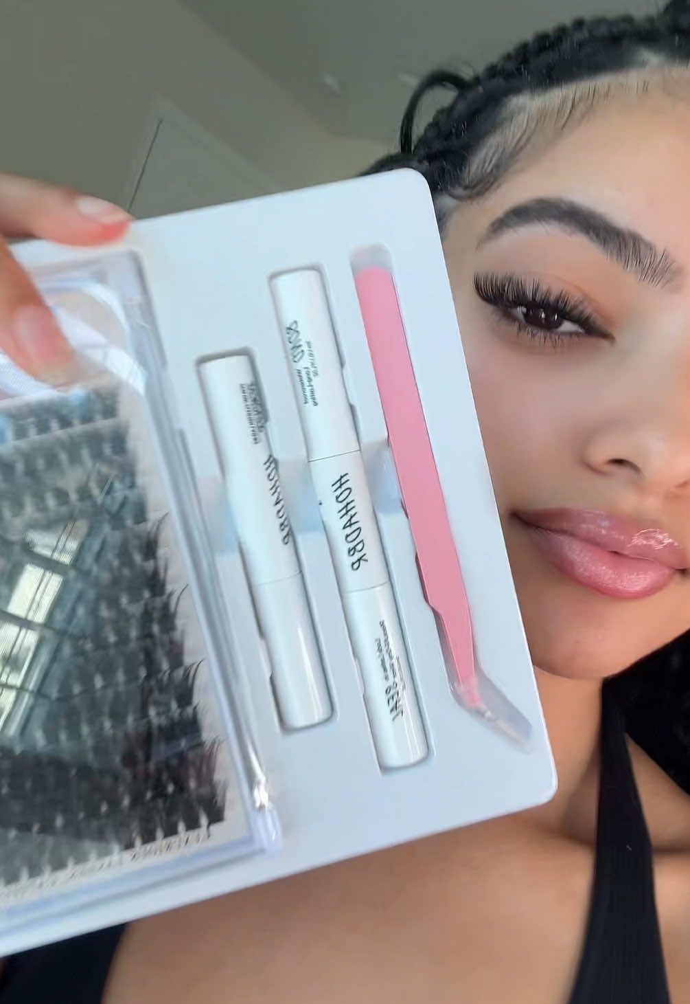 My favorite thick and full lashes ! 😍🤍 Never do me wrong #lashclusters #diylashextensions #fyp #ynvt 