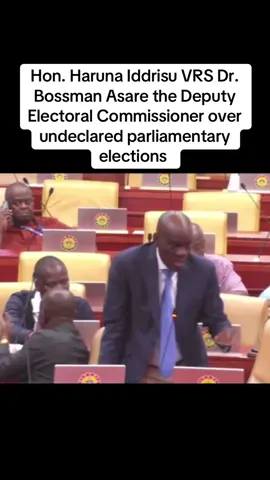 Hon. Haruna Iddrisu descends and Advised the Electoral commissioner Dr. Bossman Asare over the pending parliamentary results. Ablekuma North. #ec #electoralcommission #election2024 #harunaiddrisu #bossmanasare #elect #declaration #ghanapolitics #nador #fyp #parliament #ghanaparliament 