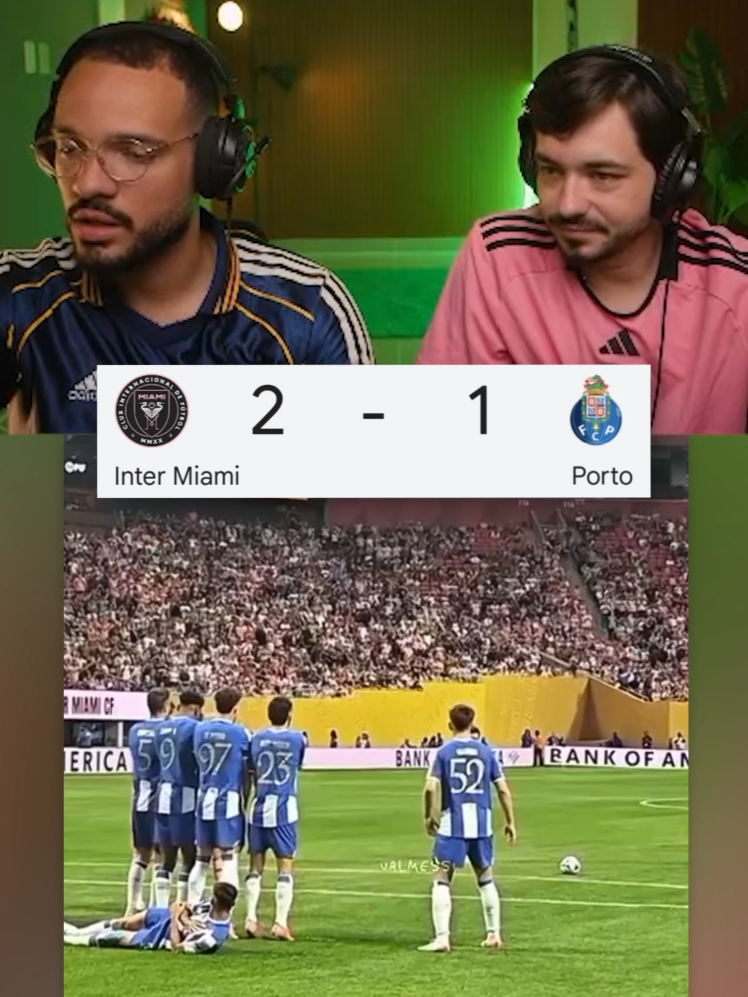 LOS FUTBOLITOS REACCIONAN AL GOL DE MESSI vs. PORTO 🤯🇦🇷 #losfutbolitos #losfutbolitostv #messi