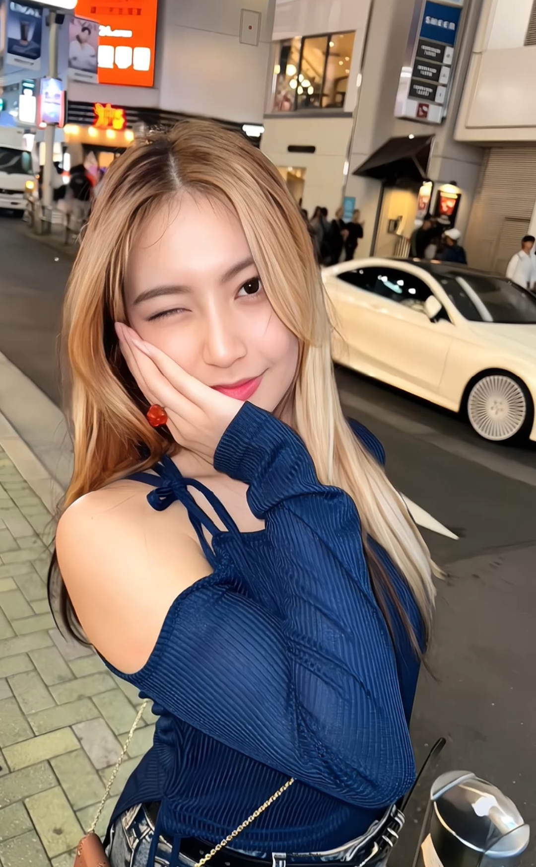 cigre blonde cakep juga ya.. 😋 #graciajkt48 #shaniagracia #jkt48newera #48fps #fell48 