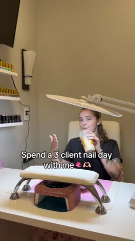 Spend a 3 client nail day with me!!💰🫦 Grand total at the end!! #nails #nailtech #orlando #fyp #orlandonailtech #nailday #vbeautypure #vbp 