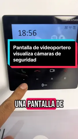 Modelo: DS-KH6110-WE1 Pantalla WiFi (Inalámbrica) Táctil 4.3 pulgadas 4 botones personalizables  Alimentación: 12 VDC / PoE 4 entradas de alarma  Recibe llamadas del videoportero en el celular con el APP Hik-Connect  #hikvision  #wifi  #seguridad  #pantalla  #hogar  #domotica 