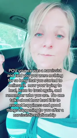 No one talks about how hard it is to accept happiness and goood things happening after a narcissistic relationship or trauma.  #narcissisticabuse #narcissisticrelationship #narcissistic #pov #relatable #narcissitichealing #healing #healingafteranarcissist #narcissismsurvivor #narcissism 