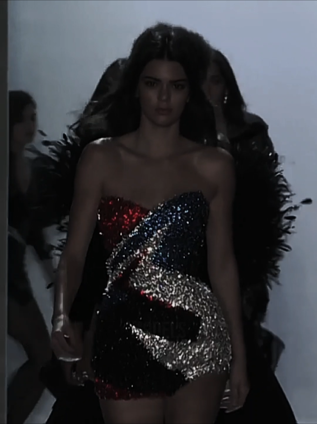 #kendalljenner leading #alexandrevauthier SS17 
