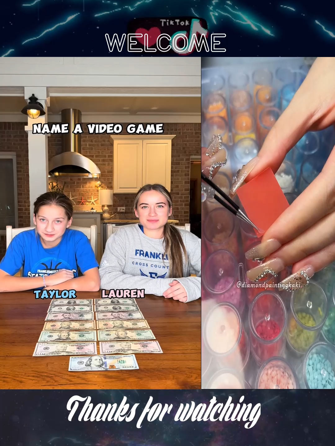 _Which sister do you want  win this trivia challenge  #triviachallenge #familygamenight #FamilyFun #quizshow #moneygames