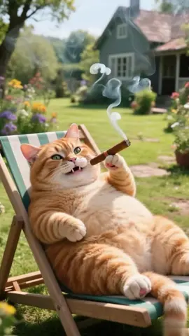The story of orange cat and goat#orangecat #orangecatbehavior #orangecatsoftiktok #cutecat #ai #fypシ #titokviral 