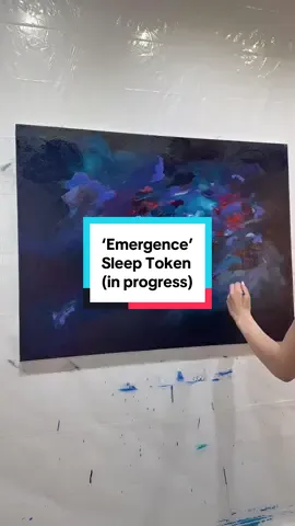 Replying to @Phoenix🐦‍🔥 still a long way from done, but here’s the progress so far … does this make sense? #synesthesia #sleeptoken @Sleep Token 