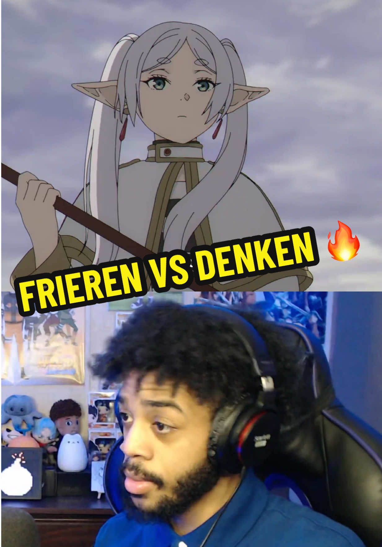 Top tier fights in a top tier show 🗣️🔥 Full episode reactions on my yt! (Soul Tayshi) #anime #manga #frieren #foryoupage #fyp #fypシ 