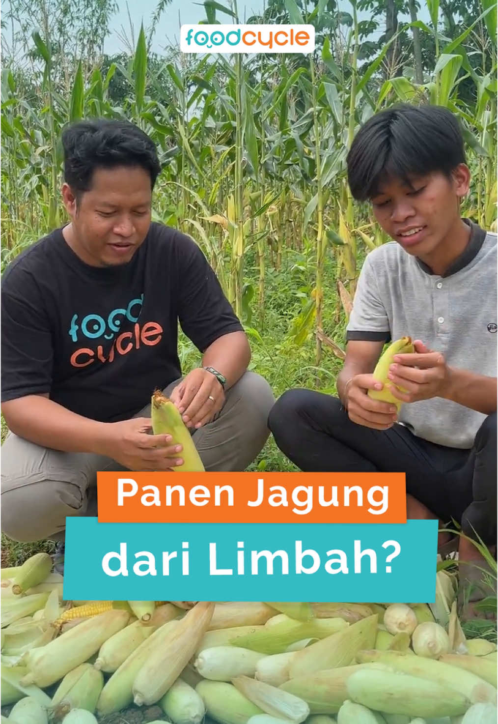 DARI LIMBAH JADI JAGUNG?! #VolunteerIndonesia #FoodCycle #PanenJagung #KebunUrban #UrbanFarming #MakananLestari #SustainableFood #FYPIndonesia #JagungManis
