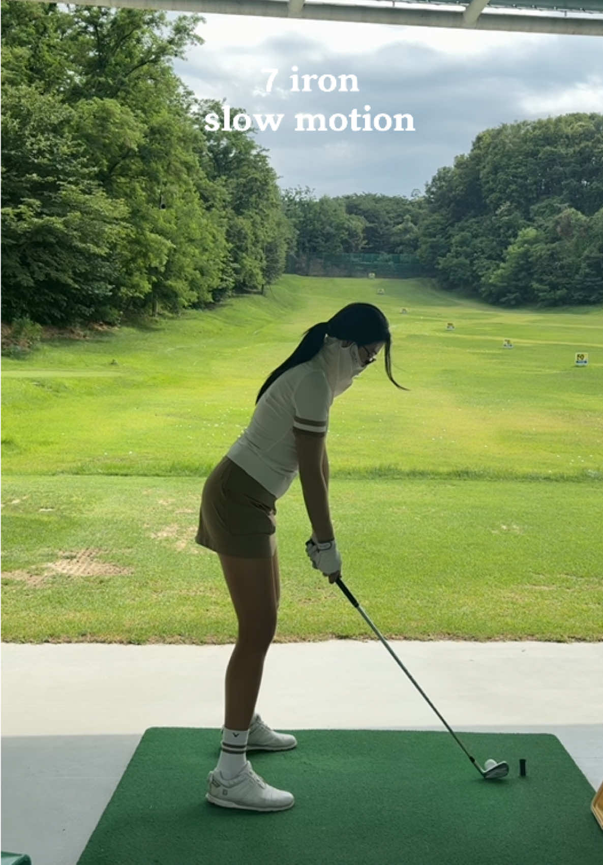 7 iron slo-mo ⛳️ #golfswingslowmotion #골프스윙슬로모션 