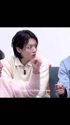 jungkooks side eye is my favorite thing 😭 #jungkook 