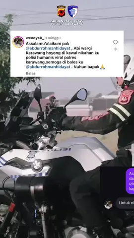 Polantas Karawang hadir di tengah masyarakat Berikan pelayanan terbaik dengan sepenuh hati.   POLRI UNTUK MASYARAKAT  #polriuntukmasyarakat #fypシ゚ #fyp 