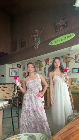 dress link in yellow basket !! fit check with @zhay 👩🏻‍🤝‍👩🏽💓