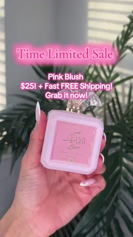 Hurry and grab your Pink Blush Perfume now! You won’t find a better deal! #pinkblushperfume #gourmandperfume #tiktokshopfinds #tiktokshopdeals #perfumetiktok #perfume #sweetperfume #dealoftheday @SecretOud 