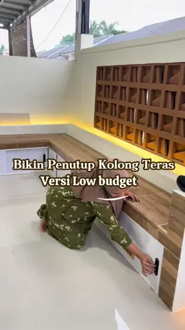 Bikin penutup kolong teras versi low budget.. #rumahsubsidi  #rumahestetik  #rumahminimalis  #kolongdapur #DIY  #homedecor #decoration  #teras #lewatberanda #Vlog #dailyvlog #fyp #foryou 