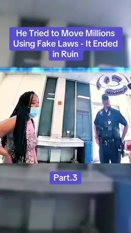 He Tried to Move Millions Using Fake Laws - It Ended in Ruin… #cops #police #crime #policeofficer #karen #coptok #law 