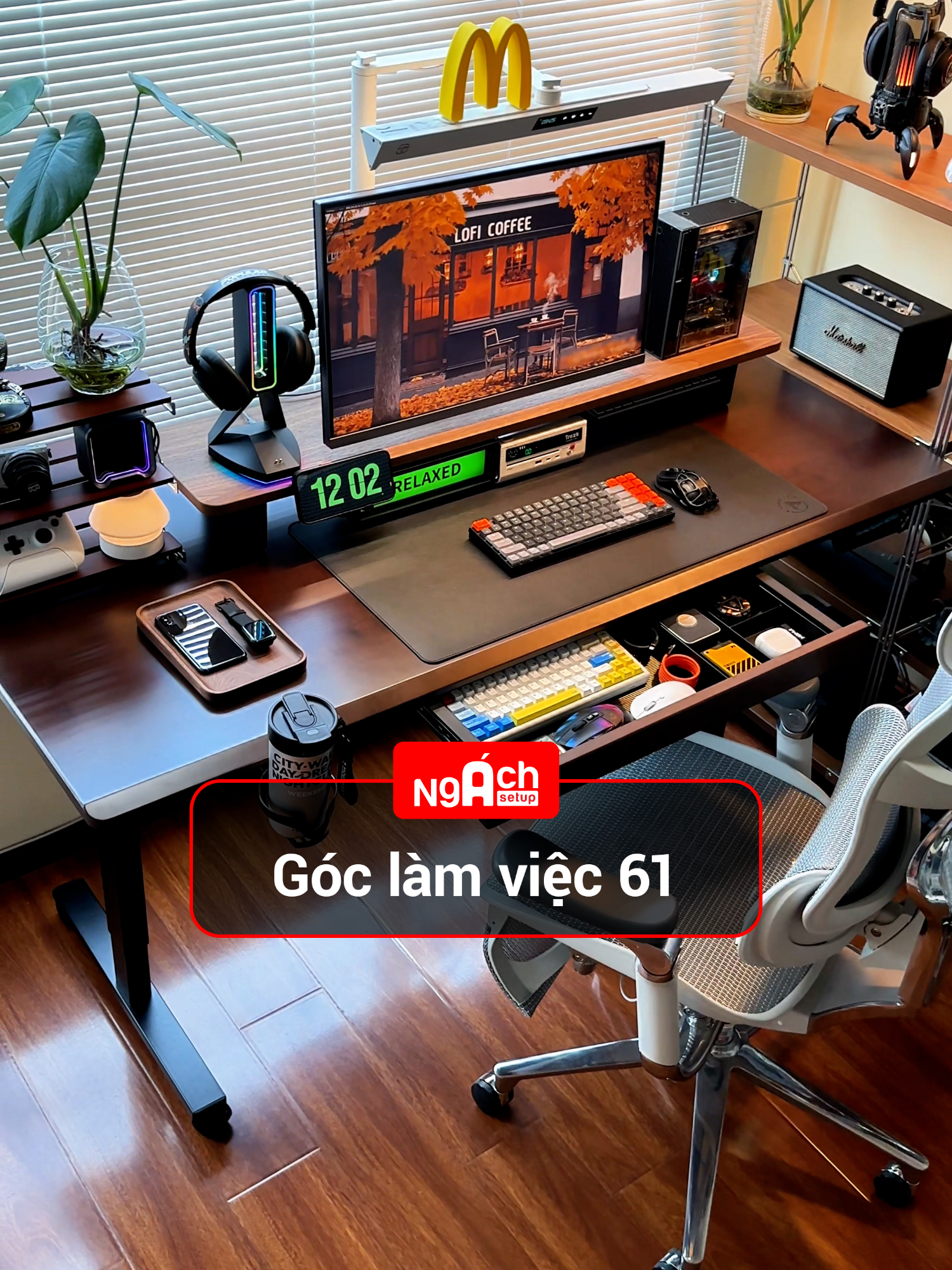 Setup góc làm việc 61 #tramsetup #ngachsetup #workplace #fypツ