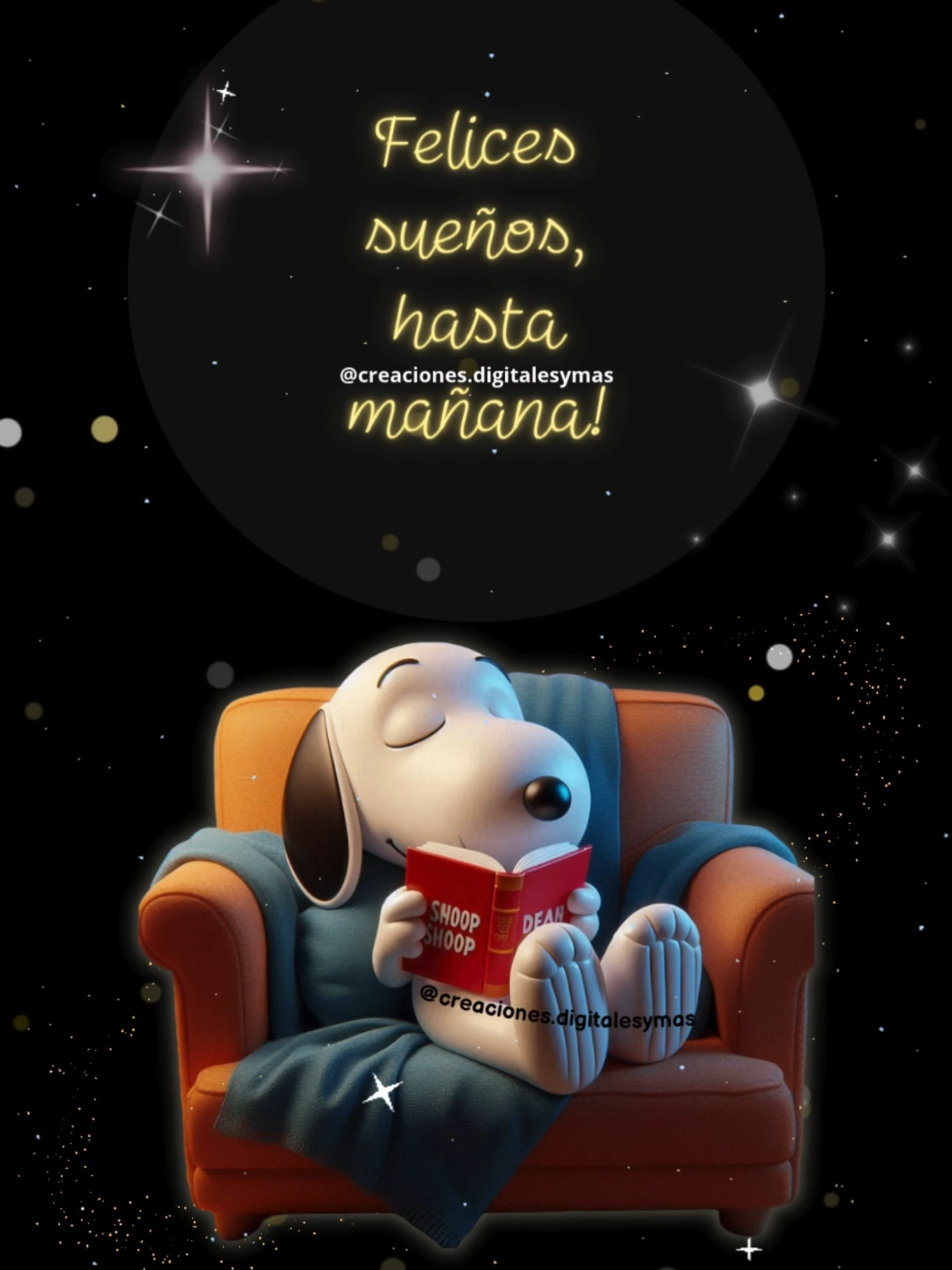 Buenas noches #buenasnoches #dulcesueños #feliznoche #snoopy #adachajon.gt