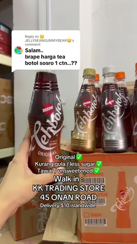 Replying to @🤔JELLYBEANGUMMYBEAR🤫  #tehbotolsingapore #airbatam #sosrosingapore #ichitanindonesia #jastipbatam #airindonesia 