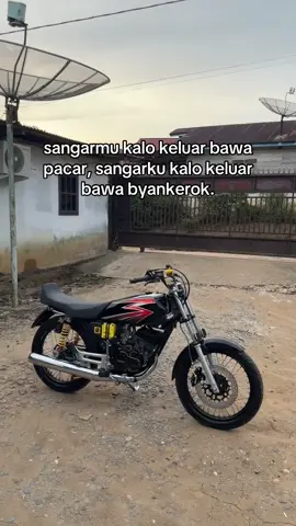 ketemu orang pacaran auto beset😝 #byankerokjalanan #rxking135cc 