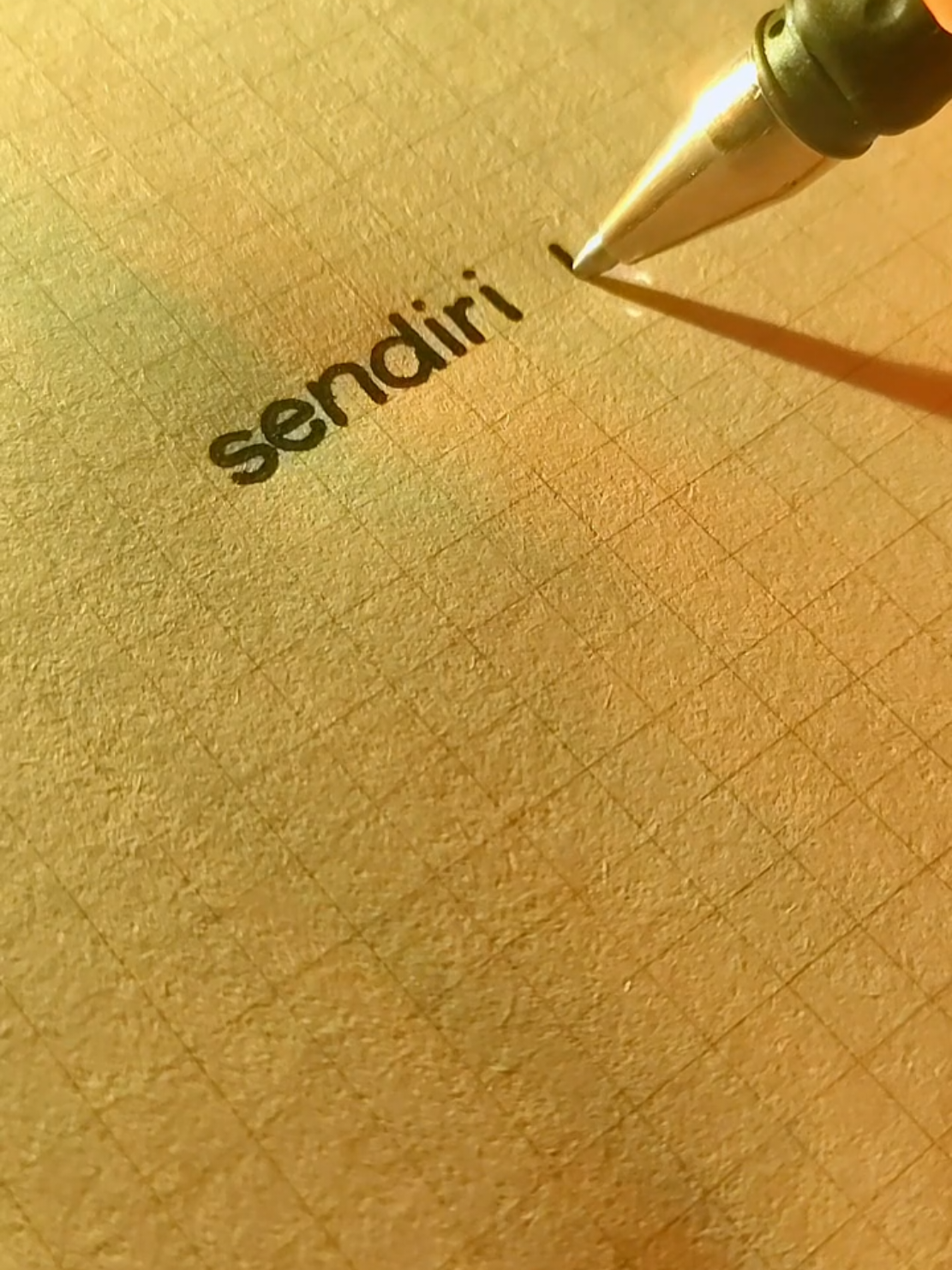 Sendiri itu tenang, tapi sepi ... . . . #tulisantangan #katakata #sadvibes🥀 #handwritting #aesthetic #lettering #calligraphy #art #sedih #pianoandrainmusic 