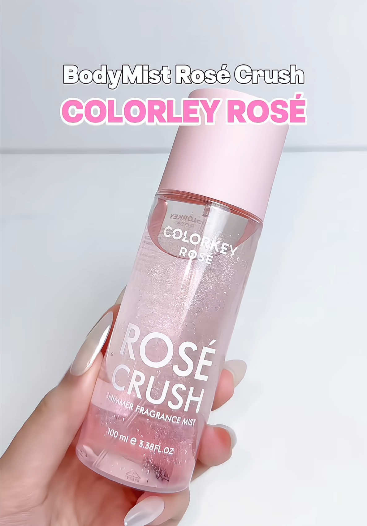 Thơm ngọt dịu, tiểu thư còn có nhũ Bling Bling nửa✨✨ #colorkeyrosé #rosecrush #bodymist #bodymistrosecrush 