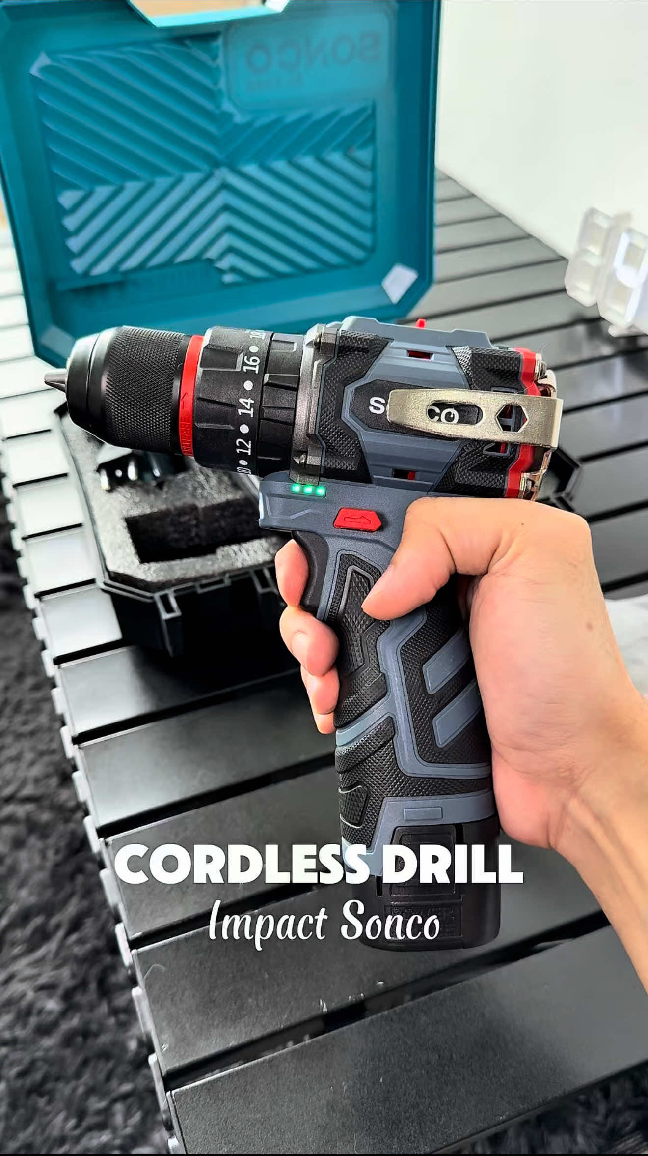 Impact drill brushless heavy duty 2 battery #Sonco #drill #impact #heavyduty #brushlessmotor #work #fyp #Belisekarang 