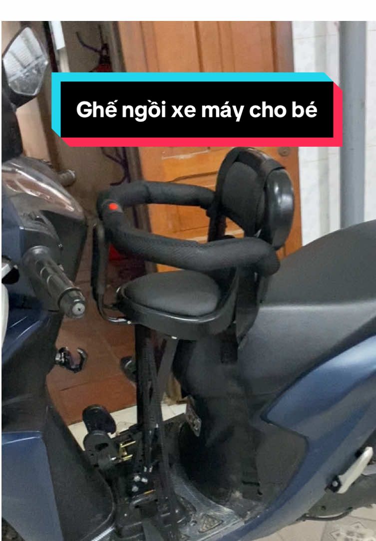 Ghế ngồi xe máy(xe tay ga )cho bé#ghengoixemaychobe #ghengoixechobe #xuhuong #xuhuongtiktok #merio 