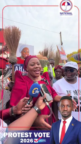 KCCA Speaker, Zahrah Luyirika has submited her expression of interest forms for Kampala District Woman Mp. #ProtestVote2026 