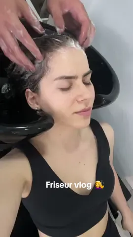 mein erster Haarschnitt nach über einem Jahr. Es war so nötig 🥹 #asmr #friseur #haircut #relaxation #spa 