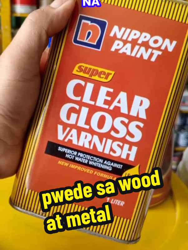 NIPPON PAINT CLEAR GLOSS VARNISH  #varnish#clearglossvarnish#nipponpaint#fyp #fypシ 