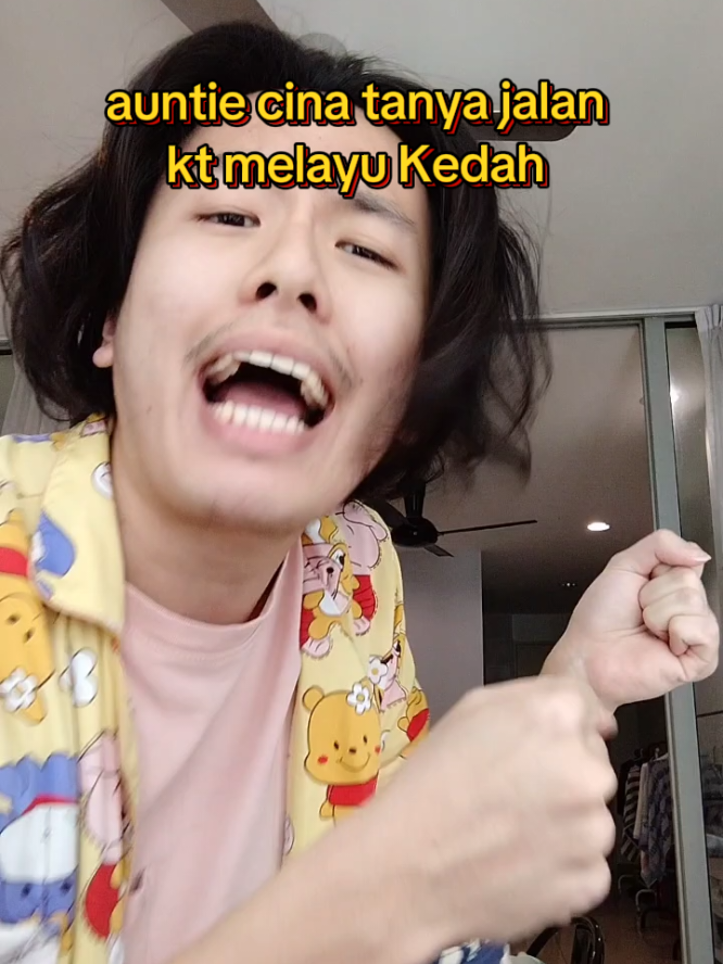 auntie cina kena dgn melayu kedah #kedah #lawakmalaysia 