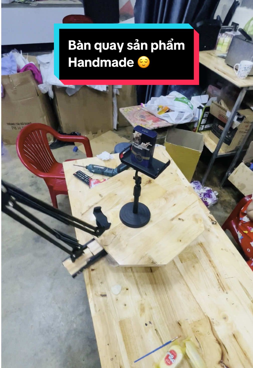 Ae DIY thấy bàn xoay sản phẩm này có ổn không?. #handmade #vntkcreator #vntkchannel #DIY 
