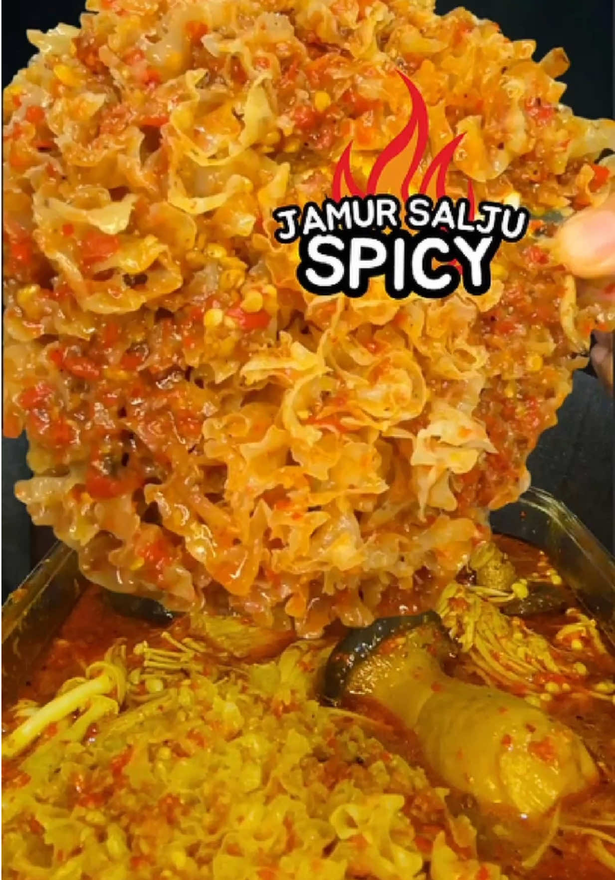 jamur kuah spicy pake jamur salju🍄‍🟫🍄‍🟫🍄‍🟫 #asmr 